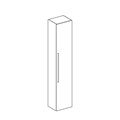 Geberit iCon Шкафчик высокий 360x1800x309 мм, крепление дверей слева/справа светлый дуб 841002000 841002000