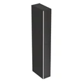 Geberit Acanto Высокий шкафчик , с ящиком для лекарств, 220 x 1730 x 476 мм, как разделитель комнаты, фронтальная часть: черное стекло
корпус: черный матовый — лакированный 500.638.16.1 500.638.16.1