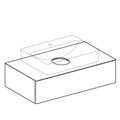 Шкафчик для накладной раковины Geberit VariForm, с одним выдвижным ящиком, полкой и сифоном: B=90см, H=23.5см, T=51см, белый / лакированный глянцевый, белый / матовый 501.165.00.1 501.165.00.1 - фото 202620 Шкафчик для накладной раковины Geberit VariForm, с одним выдвижным ящиком, полкой и сифоном: B=90см, H=23.5см, T=51см, белый / лакированный глянцевый, белый / матовый 501.165.00.1 501.165.00.1 - фото 202620