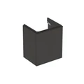 Geberit Smyle Square Шкафчик под раковину с одной дверцей правый, для раковины 55 см, высота 61.7 см, темно-серый матовый 500.365.JK.1 500.365.JK.1