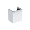 Geberit Smyle Square Шкафчик под раковину с одной дверцей правый, для раковины 55 см, высота 61.7 см, белый глянец 500.365.00.1 500.365.00.1