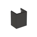 Geberit Smyle Square Шкафчик под раковину с одной дверцей левый, для раковины 50 см, высота 61.7 см, темно-серый матовый 500.364.JK.1 500.364.JK.1