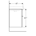 Geberit Smyle Square Шкафчик под раковину с двумя выдвижными ящиками, для раковины 90 см, высота 61.7 см, песчаный глянец 500.354.JL.1 500.354.JL.1 - фото 202796 Geberit Smyle Square Шкафчик под раковину с двумя выдвижными ящиками, для раковины 90 см, высота 61.7 см, песчаный глянец 500.354.JL.1 500.354.JL.1 - фото 202796