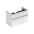 Geberit Smyle Square Шкафчик под раковину с двумя выдвижными ящиками, для раковины 90 см, высота 61.7 см, белый глянец 500.354.00.1 500.354.00.1 - фото 202805