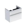 Geberit Smyle Square Шкафчик под раковину с двумя выдвижными ящиками, для раковины 75 см, высота 61.7 см, белый глянец 500.353.00.1