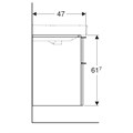 Geberit Smyle Square Шкафчик под раковину с двумя выдвижными ящиками, для раковины 60 см, высота 61.7 см, цвет "пекан" 500.352.JR.1 500.352.JR.1 - фото 202844 Geberit Smyle Square Шкафчик под раковину с двумя выдвижными ящиками, для раковины 60 см, высота 61.7 см, цвет "пекан" 500.352.JR.1 500.352.JR.1 - фото 202844