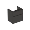 Geberit Smyle Square Шкафчик под раковину с двумя выдвижными ящиками, для раковины 60 см, высота 61.7 см, темно-серый матовый 500.352.JK.1 500.352.JK.1 - фото 202856