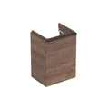 Geberit Smyle Square Шкафчик под раковину с одной дверцей левый, для раковины 45 см, высота 61.7 см, цвет "пекан" 500.351.JR.1 500.351.JR.1