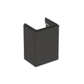 Geberit Smyle Square Шкафчик под раковину с одной дверцей левый, для раковины 45 см, высота 61.7 см, темно-серый матовый 500.351.JK.1 500.351.JK.1