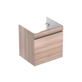 Geberit Renova Plan Шкафчик под раковину Slim, с одним выдвижным ящиком и одним внутренним выдвижным ящиком, 58.8х58.5 см, светлый вяз 869562000 869562000