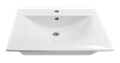 Раковина Sanita Luxe Breeze 60 WB.FN/Breeze/60-C/WH