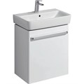 Geberit Renova Compact Шкафчик под раковину, 550х604х337 мм, крепление дверей справа/слева, корпус белый матовый, фасад белый глянец 862060000 862060000 - фото 203370