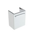 Geberit Renova Compact Шкафчик под раковину, 500х604х337 мм, крепление дверей справа/слева, корпус белый матовый, фасад белый глянец 862055000 862055000 - фото 203382