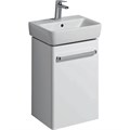 Geberit Renova Compact Шкафчик под раковину, 400х604х310 мм, крепление дверей справа/слева, корпус белый матовый, фасад белый глянец 862045000 862045000 - фото 203408