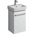 Geberit Renova Compact Шкафчик под раковину, 400х604х310 мм, крепление дверей справа/слева, корпус белый матовый, фасад белый глянец 862045000 862045000