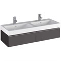 Geberit iCon Шкафчик под раковину двойную 1190x240х477 мм темно-серый, матовый 841221000 841221000