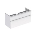 Geberit iCon Шкафчик под раковину 1190x620x477 мм, белый глянец, лак 840420000 840420000 - фото 203615
