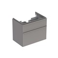 Geberit iCon Шкафчик под раковину 740x620x477 мм, платина, глянец, лак 840377000 840377000 - фото 203643