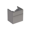 Geberit iCon Шкафчик под раковину 595x620x477 мм, платина, глянец, лак 840362000 840362000 - фото 203659