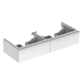 Geberit iCon Шкафчик под раковину двойную 1190x240х477 мм белый глянец, лак 840220000 840220000