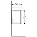 Geberit iCon Шкафчик под раковину 520х420х308 мм, платина глянец 840054000 840054000 - фото 203760 Geberit iCon Шкафчик под раковину 520х420х308 мм, платина глянец 840054000 840054000 - фото 203760