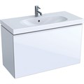 Geberit Acanto Шкафчик под раковину Compact, 890 x 535 x 416 мм, фронтальная часть: белое стеклокорпус: белый глянцевый — лакированный 500.616.01.2 500.616.01.2 - фото 203815