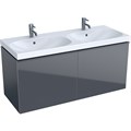 Geberit Acanto Шкафчик для двойной раковины 1190 x 535 x 476 мм, фронтальная часть: лавовое стекло корпус: лавовый матовый — лакированный 500.613.JK.2 500.613.JK.2 - фото 203876 Geberit Acanto Шкафчик для двойной раковины 1190 x 535 x 476 мм, фронтальная часть: лавовое стекло корпус: лавовый матовый — лакированный 500.613.JK.2 500.613.JK.2 - фото 203876