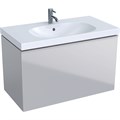 Geberit Acanto Шкафчик под раковину 890 x 535 x 476 мм, фронтальная часть: песчаное стекло корпус: песчаный матовый — лакированный 500.612.JL.2 500.612.JL.2 - фото 203897
