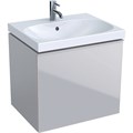 Geberit Acanto Шкафчик под раковину 595 x 535 x 476 мм, фронтальная часть: песчаное стекло корпус: песчаный матовый — лакированный 500.609.JL.2 500.609.JL.2 - фото 203969