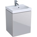 Geberit Acanto Шкафчик под раковину 446 x 534 x 376 мм, фронтальная часть: песчаное стекло корпус: песчаный матовый — лакированный 500.608.JL.2 500.608.JL.2 - фото 203987