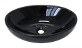 Умывальник накладной Sanita "Ринго Cut" (Черный) 53 см УП RNGSLWB02C
