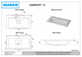Умывальник мебельный  "Комфорт - 80" 5003800