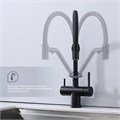 Смеситель Splenka для кухни со съемным гибким изливом, с магнитным фиксатором излива, с подключением фильтра питьевой воды (S70.62.06) S70.62.06