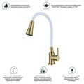 Смеситель Splenka для кухни с гибким изливом (S201.4308.03) S201.4308.03