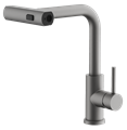 Смеситель для кухни BELZ выдвижной оружейная сталь (B74811-3) B74811-3