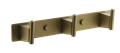 Планка с 3-мя крючками BELZ брашированное золото (B91315-3) B91315-3