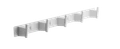 Планка с 5-ю крючками BELZ белый (B91515-5) B91515-5