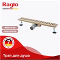 Душевой трап Raglo 700мм, нержавеющая сталь, сатин золотой (R650.70.03) R650.70.03