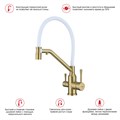 Смеситель Raglo для кухни со съемным гибким изливом, с магнитным фиксатором излива, с подключением фильтра питьевой воды (R81.62.03) R81.62.03