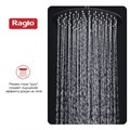 Тропический душ Raglo ?300мм (нерж) черный (R451.56.06) R451.56.06