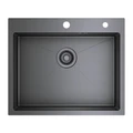 Кухонная мойка Raglo R701.6050.09 из стали в базу от 60см, графит R701.6050.09