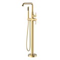 Смеситель Raglo для ванны напольный монолитный, сатин золотой (R20.33.03) R20.33.03 Смеситель Raglo для ванны напольный монолитный, сатин золотой (R20.33.03) R20.33.03