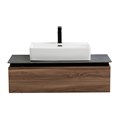 Тумба со столешницей подвесная CEZARES SLIDER 100 Орех дымчатый, столешница SLD-100/48-MNO 203900 - фото 211048