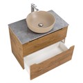 Тумба со столешницей и накладной раковиной подвесная BelBagno ETNA-H60 90 Rovere Nature 200241