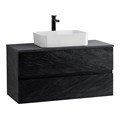 Тумба со столешницей под накладную раковину подвесная CEZARES MOLVENO 46 100 Nero 190544 Тумба со столешницей под накладную раковину подвесная CEZARES MOLVENO 46 100 Nero 190544