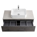Тумба со столешницей под накладную раковину подвесная CEZARES MOLVENO 46 80 Ossido 190527