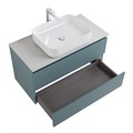Тумба со столешницей подвесная BelBagno KRAFT 80 Голубой Матовый, столешница KEP-80-BO 204905 Тумба со столешницей подвесная BelBagno KRAFT 80 Голубой Матовый, столешница KEP-80-BO 204905