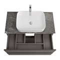 Тумба со столешницей подвесная BelBagno KRAFT 100 Темно-Серый Матовый, столешница KEP-100-GRN 204829