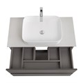 Тумба со столешницей подвесная BelBagno KRAFT 100 Темно-Серый Матовый, столешница KEP-100-BO 204828