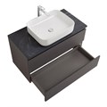 Тумба со столешницей подвесная BelBagno KRAFT 100 Темно-Серый Матовый, столешница KEP-100-MNO 204827